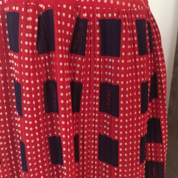 SOLD 💯 Vintage YSL Saint Laurent Summer Dress M - Picture 3 of 11